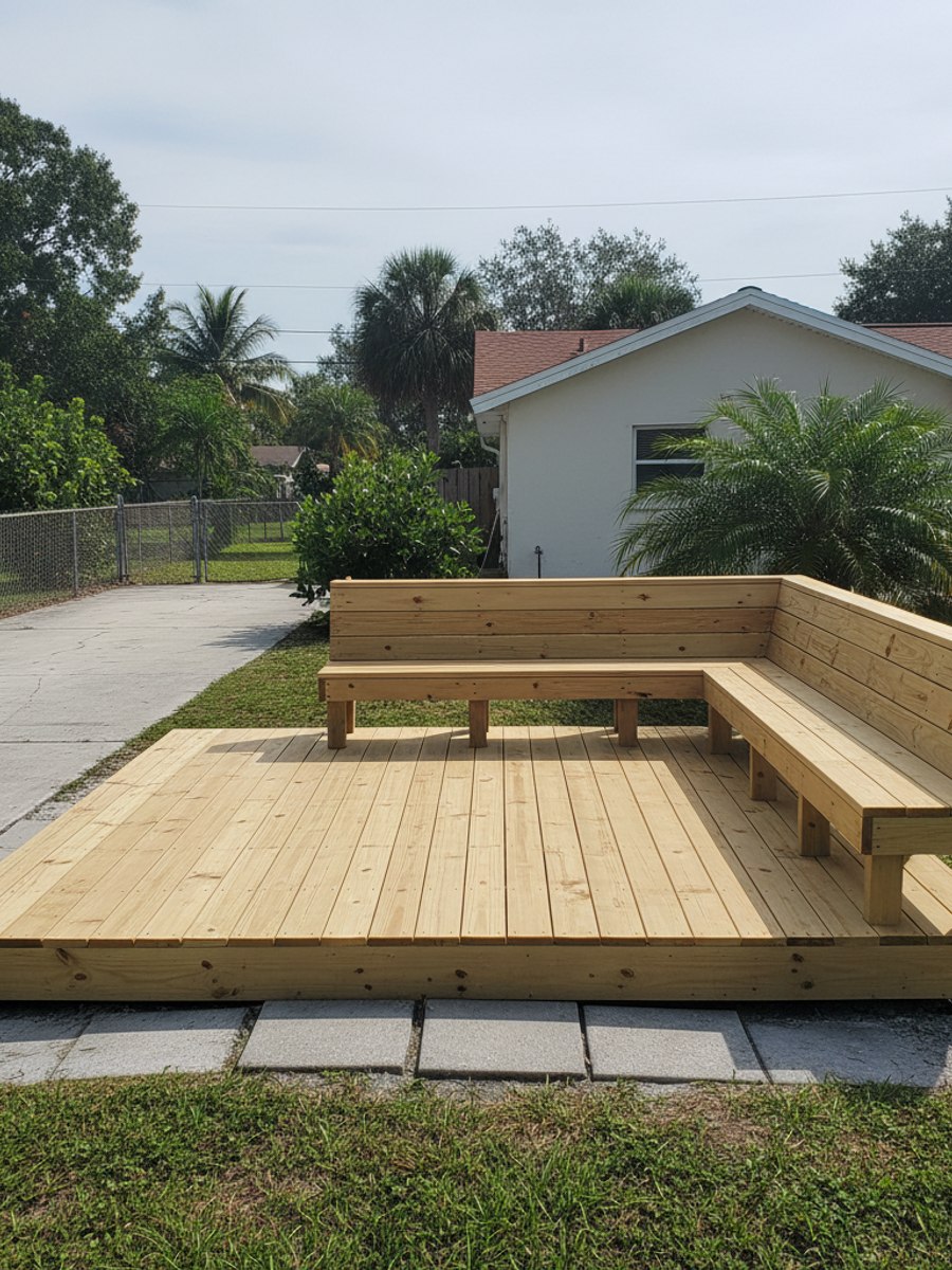 Deck Framing & Structural Repair completed by Oasis Deck Company in Coral Springs, FL