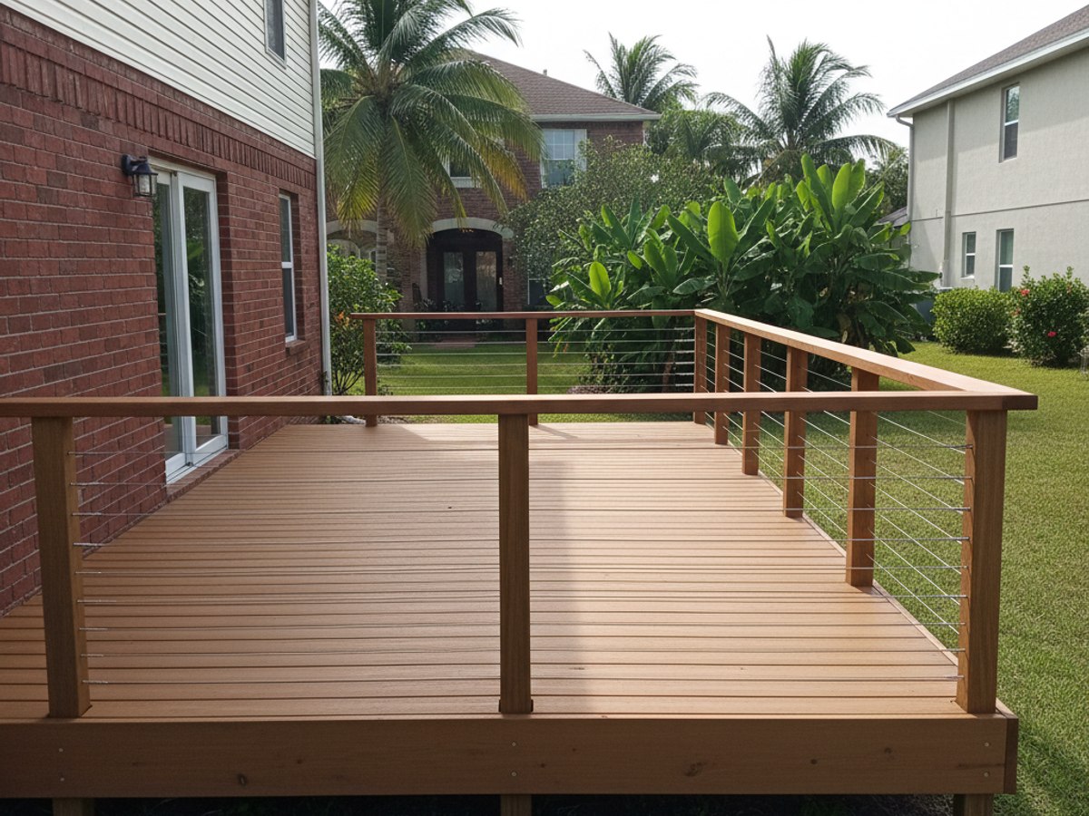 Deck Staining & Sealing completed by Oasis Deck Company in Boca Raton, FL